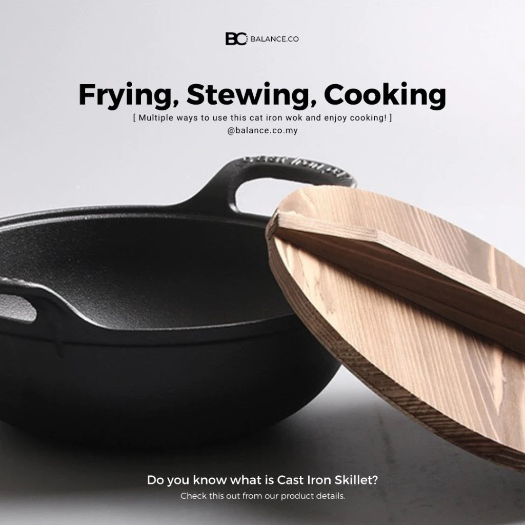 Cast Iron Ingot Wok