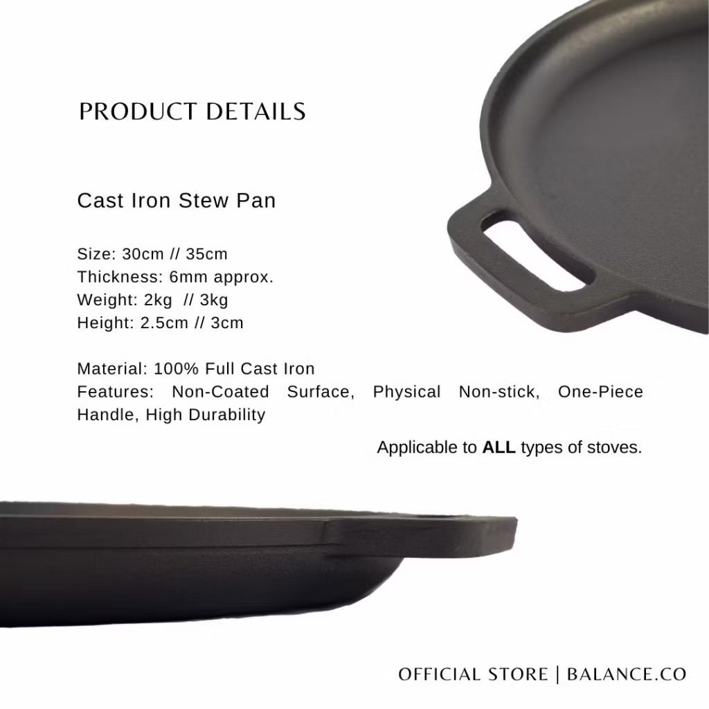 Cast Iron Crepe Pan