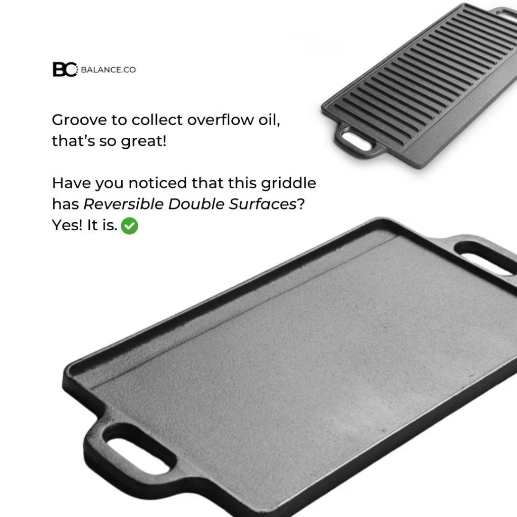 50cm Cast Iron BBQ Griddle