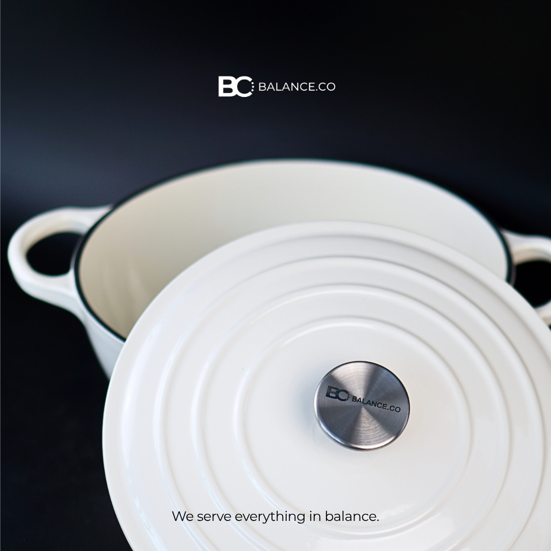 26cm Enameled Cast Iron Family Casserole – Dutch Oven for Stew, Soup & Sourdough