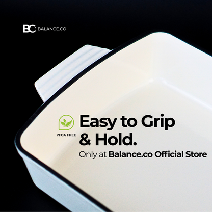 Enameled Cast Iron Vintage Baking Tray – 33cm x 23cm | Oven & Induction Friendly