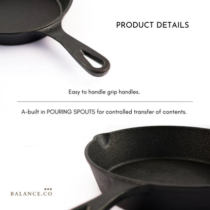 [Super Deal] Combo Skillets Set