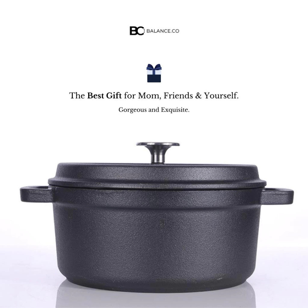 24cm Premium Cast Iron Dutch Oven Casserole