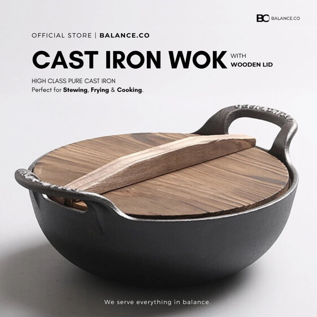 Cast Iron Ingot Wok