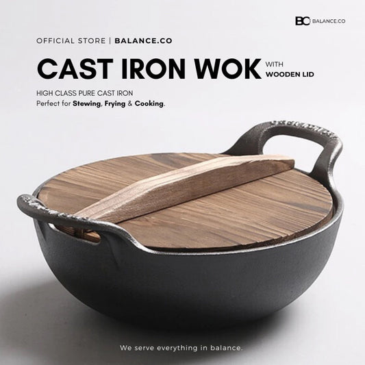 Cast Iron Ingot Wok