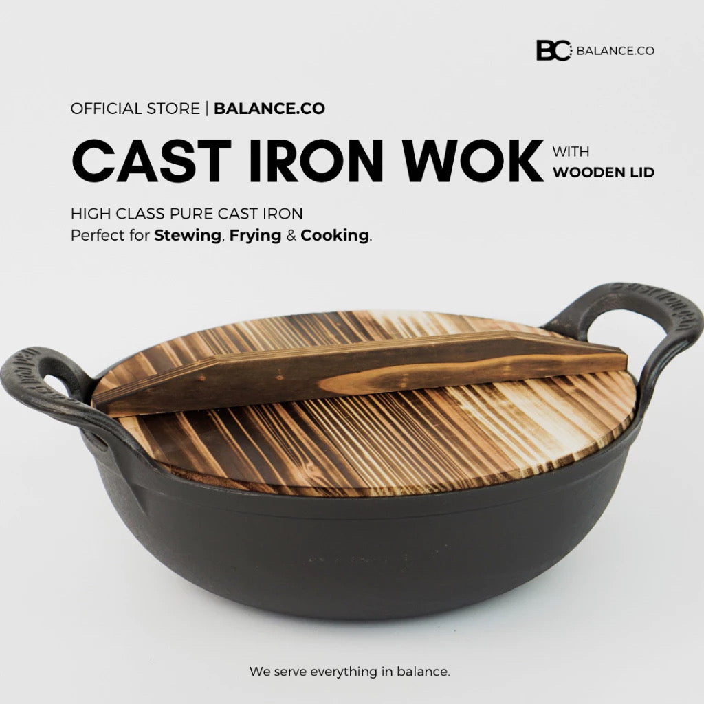 Cast Iron Ingot Wok