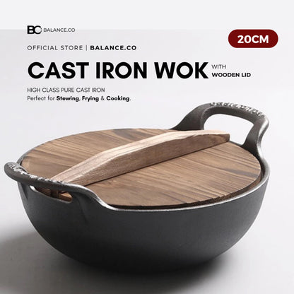 Cast Iron Ingot Wok