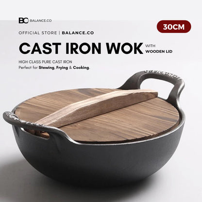Cast Iron Ingot Wok