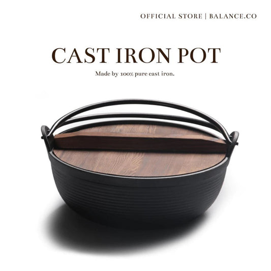 Cast Iron Sukiyaki Pot