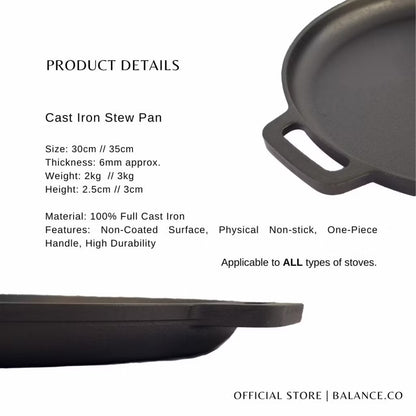 Cast Iron Crepe Pan