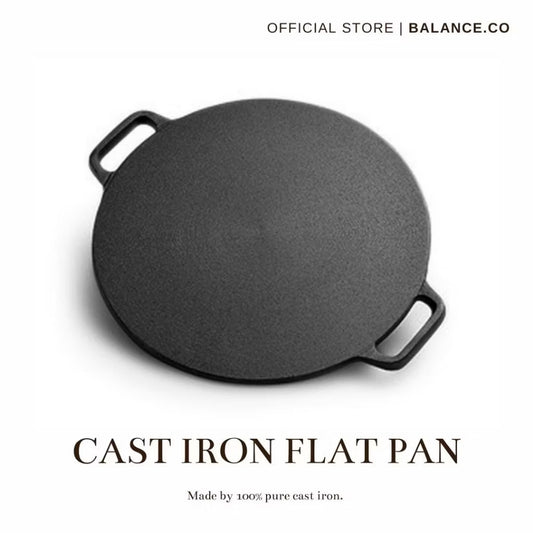32cm Cast Iron Flat Pan