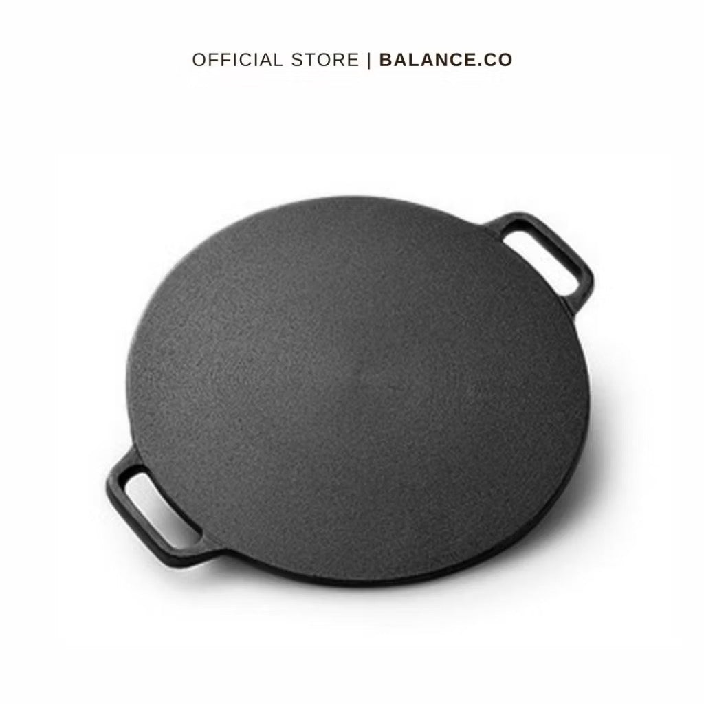32cm Cast Iron Flat Pan
