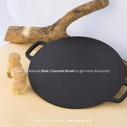 32cm Cast Iron Flat Pan