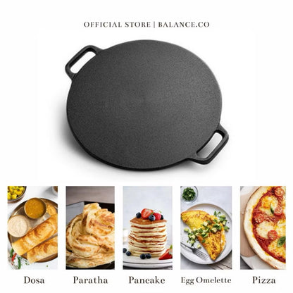 32cm Cast Iron Flat Pan